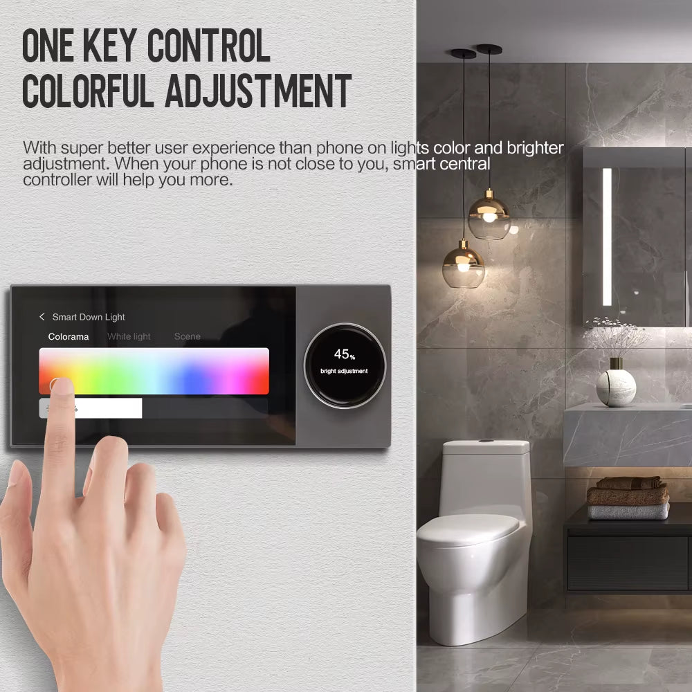 NEW Smart 6-Inch Multi-Functional Central Control LCD Touch Panel for Home Automation Scene Work with Tuya Zigbee Device