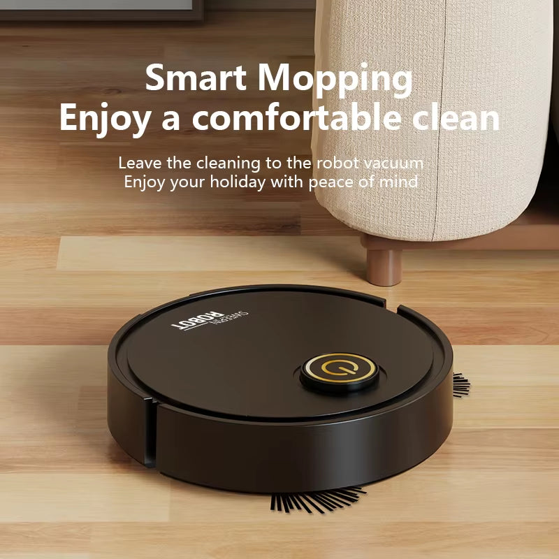 3-In-1 Automatic Sweeping Robot Sweep Vacuum Cleaner Mopping Floor USB Rechargeable Mini Cleaner Home Cleaning Machine