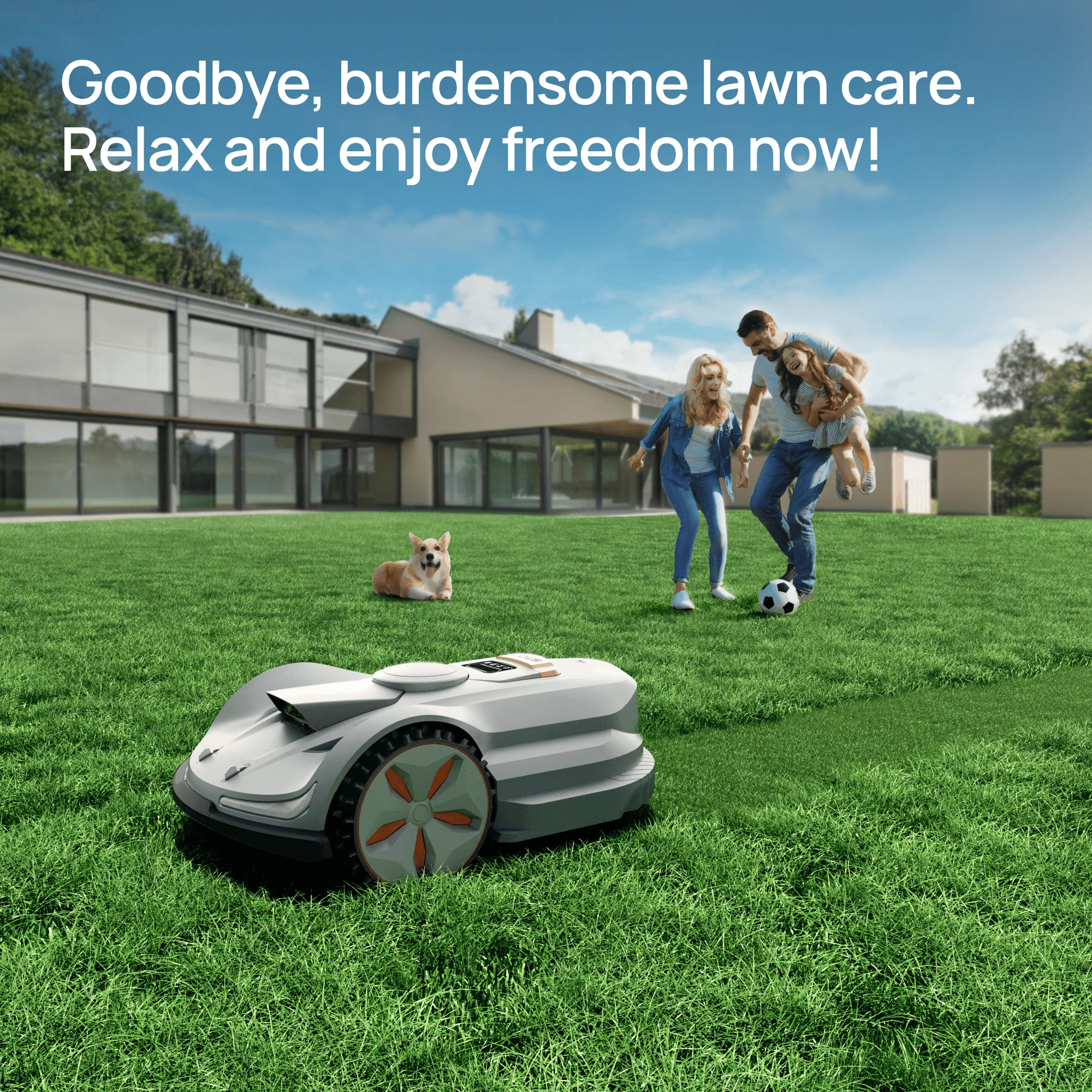 X7 Wireless Robot Lawn Mower L 0.75 Acre