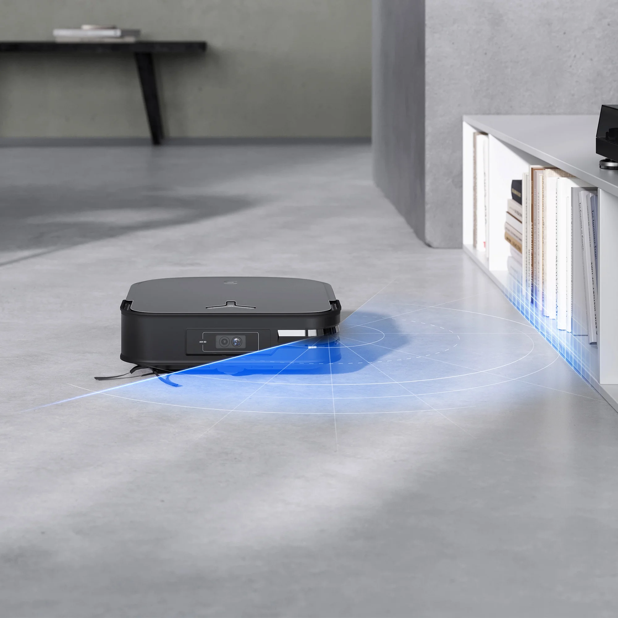 DEEBOT X2 OMNI Robot Vacuum and Spinning Mop with Automatic Mop Lifting and Cleaning Station, Self-Emptying, Smart Mapping, Wi-Fi Connected, LIDAR Navigation, Mop Combo, Pet Hair