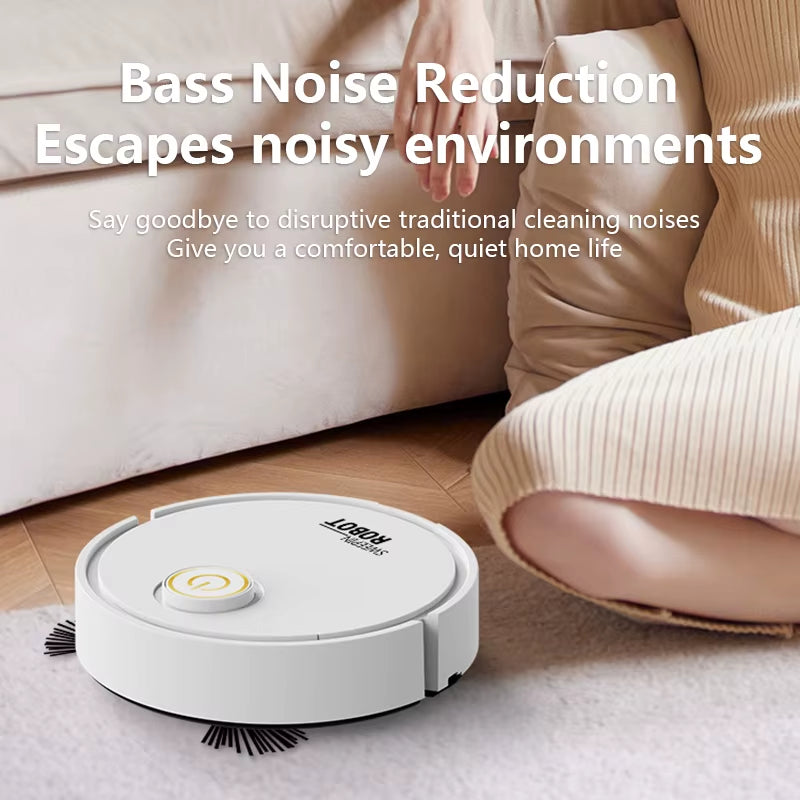 3-In-1 Automatic Sweeping Robot Sweep Vacuum Cleaner Mopping Floor USB Rechargeable Mini Cleaner Home Cleaning Machine