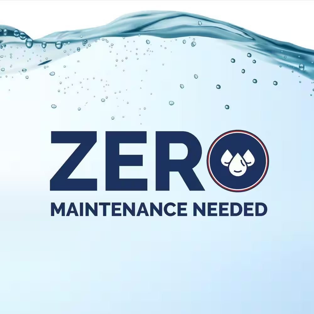 ECO-X Series 7-Stage Municipal Water Filtration and Salt-Free Conditioning System Treats up to 3 Bathrooms in Black