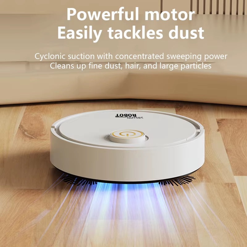 3-In-1 Automatic Sweeping Robot Sweep Vacuum Cleaner Mopping Floor USB Rechargeable Mini Cleaner Home Cleaning Machine