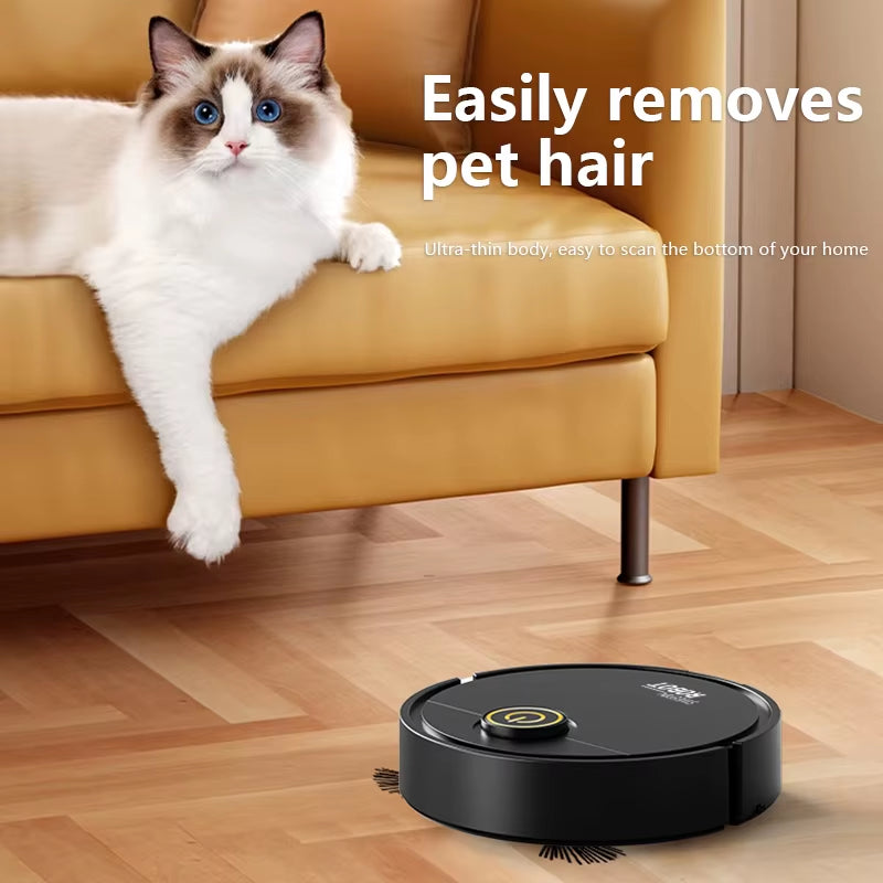 3-In-1 Automatic Sweeping Robot Sweep Vacuum Cleaner Mopping Floor USB Rechargeable Mini Cleaner Home Cleaning Machine