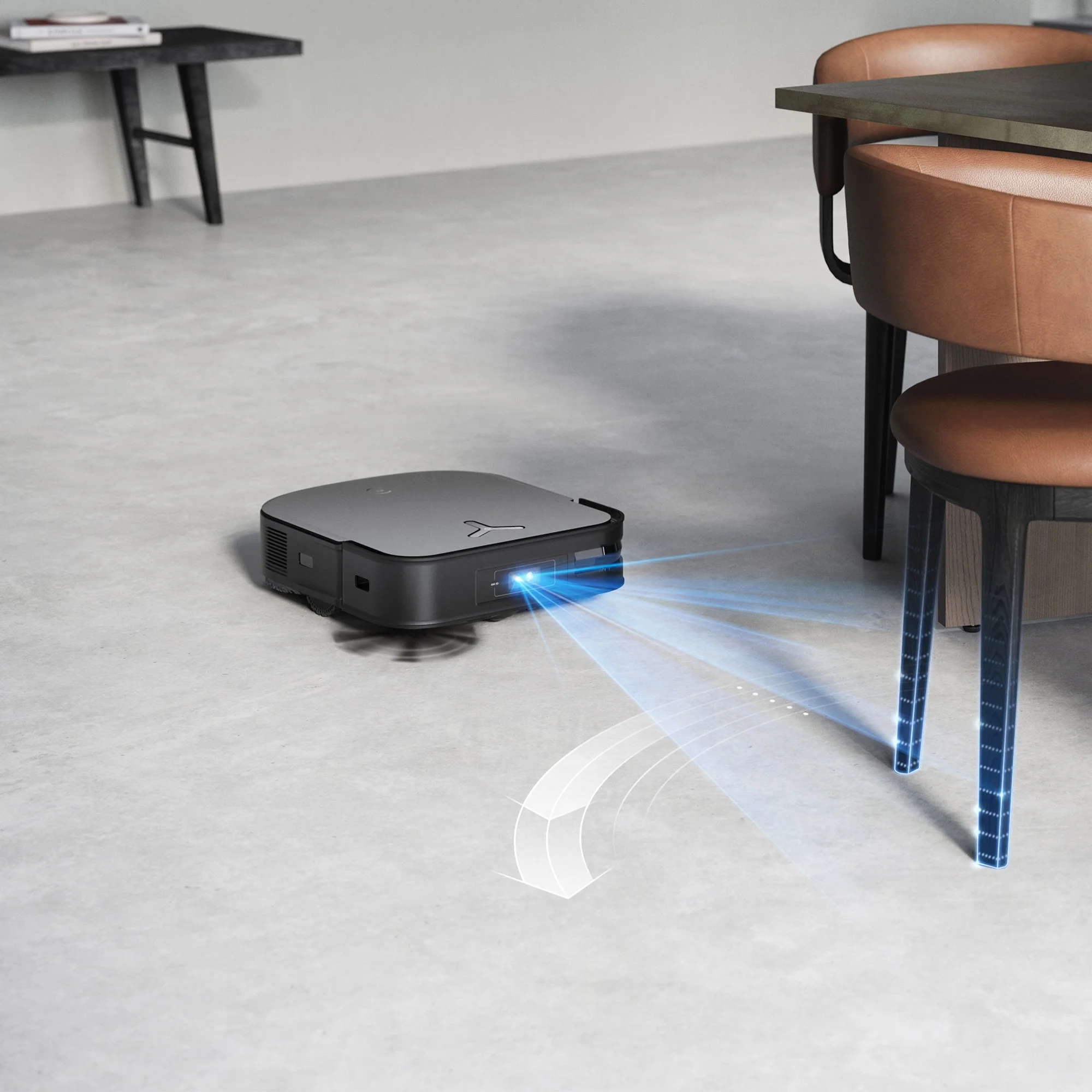 DEEBOT X2 OMNI Robot Vacuum and Spinning Mop with Automatic Mop Lifting and Cleaning Station, Self-Emptying, Smart Mapping, Wi-Fi Connected, LIDAR Navigation, Mop Combo, Pet Hair