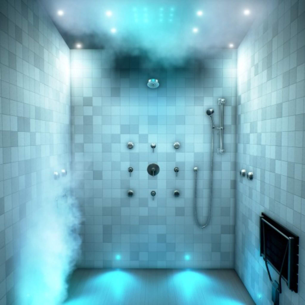 ThermaSol Total Wellness Steam Shower Package with Digital Shower Valve
