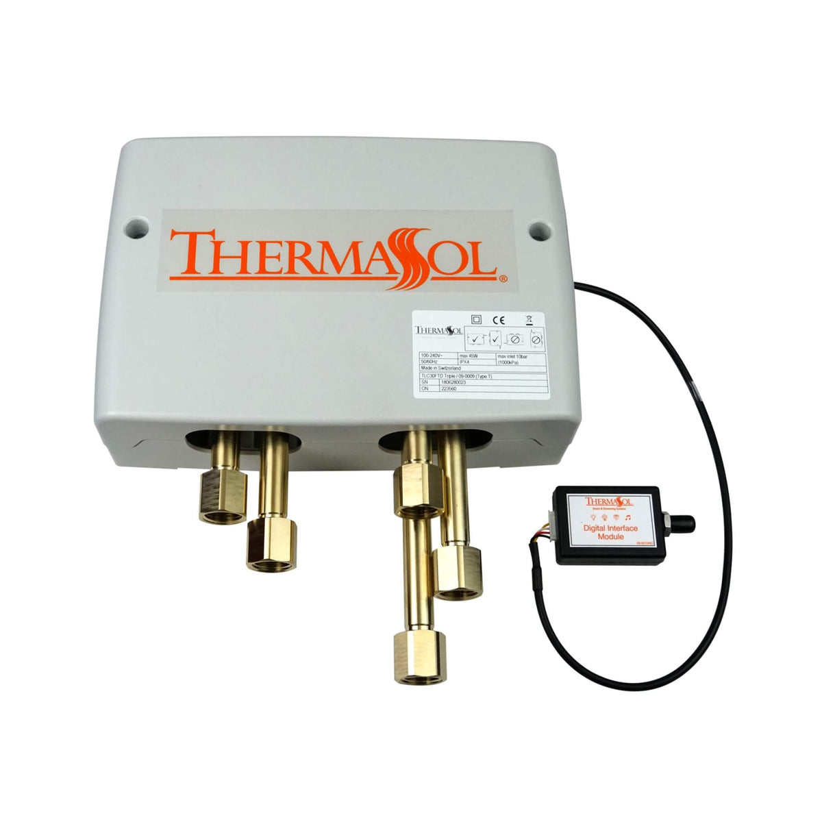 ThermaSol Total Wellness Steam Shower Package with Digital Shower Valve